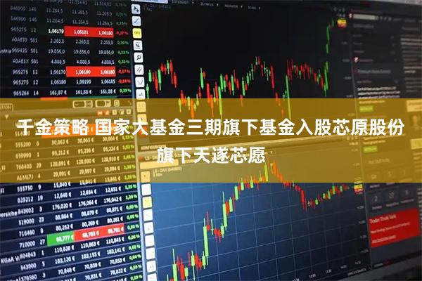 千金策略 国家大基金三期旗下基金入股芯原股份旗下天遂芯愿