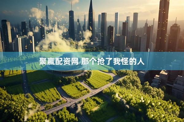 聚赢配资网 那个抢了我怪的人